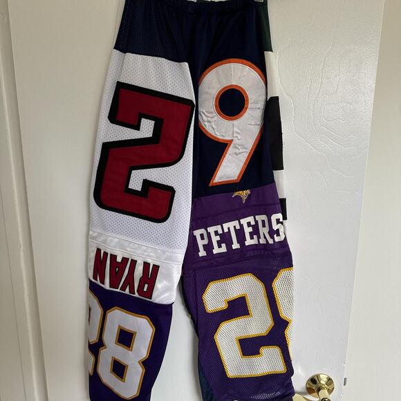 Custom made nfl patchwork pants - Picture 2 of 2